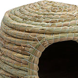 Maxbell Rabbit Grass House Stable Playhouse Nest Straw Shelter for Canary Ferret Large