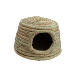 Maxbell Rabbit Grass House Stable Playhouse Nest Straw Shelter for Canary Ferret Large