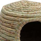 Maxbell Rabbit Grass House Stable Playhouse Nest Straw Shelter for Canary Ferret Small