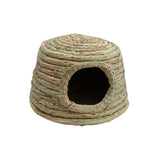 Maxbell Rabbit Grass House Stable Playhouse Nest Straw Shelter for Canary Ferret Small