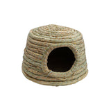 Maxbell Rabbit Grass House Stable Playhouse Nest Straw Shelter for Canary Ferret Small