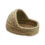 Maxbell Hand Woven Rabbit Grass House Bed Hut Straw Hamster Nest for Bunny Mice 27cmx18cm