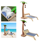 Maxbell Cat Scratching Post Bed Grind Claws Coconut Tree Decorative Kitty Scratcher With Sisal Roller
