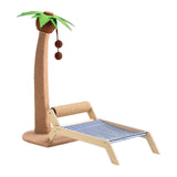 Maxbell Cat Scratching Post Bed Grind Claws Coconut Tree Decorative Kitty Scratcher With Sisal Roller