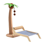 Maxbell Cat Scratching Post Bed Grind Claws Coconut Tree Decorative Kitty Scratcher With Sisal Roller