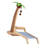 Maxbell Cat Scratching Post Bed Grind Claws Coconut Tree Decorative Kitty Scratcher With Sisal Roller