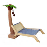Maxbell Cat Scratching Post Bed Grind Claws Coconut Tree Decorative Kitty Scratcher With Sisal Mat
