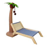 Maxbell Cat Scratching Post Bed Grind Claws Coconut Tree Decorative Kitty Scratcher With Sisal Mat