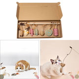 Maxbell Funny Cat Teaser Wand Cat Exercise for Cats Pet Supplies Kittens Training Mouse