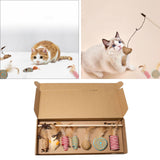Maxbell Funny Cat Teaser Wand Cat Exercise for Cats Pet Supplies Kittens Training Mouse