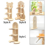 Maxbell Hamster Water Bottle Stand Adjustable Rabbit Drinker Holder for Hedgehog Style A