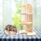 Maxbell Hamster Water Bottle Stand Adjustable Rabbit Drinker Holder for Hedgehog Style C