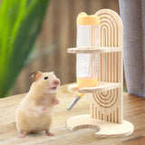 Maxbell Hamster Water Bottle Stand Adjustable Rabbit Drinker Holder for Hedgehog Style C