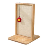 Maxbell Sisal Cat Scratcher Cat Scratch Pad Wood Frame and Base Floor Use Accessory White