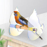 Maxbell Parrot Swing Stand Bar Bird Training Stand Bird Stand Toys Playground B