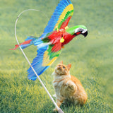 Maxbell Simulation Bird Interactive Cat Toy Exerciser Educational Toys Flying Birds Parrot