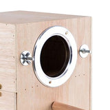 Maxbell Parrot Breeding Box Parakeet Nesting Box Bird House Hatching for Lovebirds Left Hanging