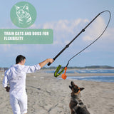 Maxbell Extendable Teaser Wand Pet Teasing Pole Retractable for Entertainment