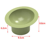 Maxbell Portable Raised Cat Bowl Neck Protection Pet Feeding Bowl Food Container Green