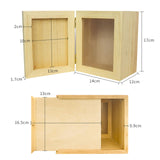 Maxbell Wood Pet Urn Loss of Dog or Cat Casket Funeral Remembrance Souvenir Gifts Light Wood