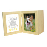 Maxbell Wood Pet Urn Loss of Dog or Cat Casket Funeral Remembrance Souvenir Gifts Light Wood