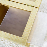 Maxbell Wood Pet Urn Loss of Dog or Cat Casket Funeral Remembrance Souvenir Gifts Light Wood