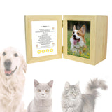 Maxbell Wood Pet Urn Loss of Dog or Cat Casket Funeral Remembrance Souvenir Gifts Light Wood