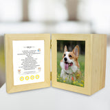 Maxbell Wood Pet Urn Loss of Dog or Cat Casket Funeral Remembrance Souvenir Gifts Light Wood