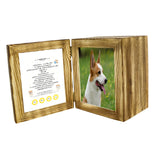 Maxbell Wood Pet Urn Loss of Dog or Cat Casket Funeral Remembrance Souvenir Gifts Dark Wood