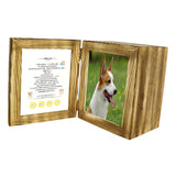 Maxbell Wood Pet Urn Loss of Dog or Cat Casket Funeral Remembrance Souvenir Gifts Dark Wood