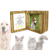 Maxbell Wood Pet Urn Loss of Dog or Cat Casket Funeral Remembrance Souvenir Gifts Dark Wood
