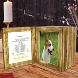 Maxbell Wood Pet Urn Loss of Dog or Cat Casket Funeral Remembrance Souvenir Gifts Dark Wood