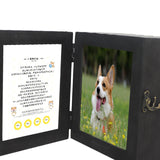 Maxbell Wood Pet Urn Loss of Dog or Cat Casket Funeral Remembrance Souvenir Gifts Black