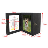Maxbell Wood Pet Urn Loss of Dog or Cat Casket Funeral Remembrance Souvenir Gifts Black