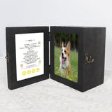 Maxbell Wood Pet Urn Loss of Dog or Cat Casket Funeral Remembrance Souvenir Gifts Black