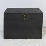 Maxbell Wood Pet Urn Loss of Dog or Cat Casket Funeral Remembrance Souvenir Gifts Black