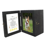 Maxbell Wood Pet Urn Loss of Dog or Cat Casket Funeral Remembrance Souvenir Gifts Black