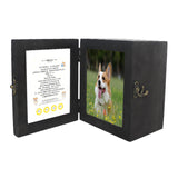 Maxbell Wood Pet Urn Loss of Dog or Cat Casket Funeral Remembrance Souvenir Gifts Black