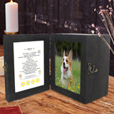 Maxbell Wood Pet Urn Loss of Dog or Cat Casket Funeral Remembrance Souvenir Gifts Black