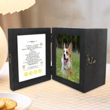 Maxbell Wood Pet Urn Loss of Dog or Cat Casket Funeral Remembrance Souvenir Gifts Black