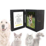 Maxbell Wood Pet Urn Loss of Dog or Cat Casket Funeral Remembrance Souvenir Gifts Black