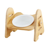 Maxbell Cat Dog Bowl Raised Drinking Feeding Dish Tilted Elevated Pet Food Feeder Single Bowl