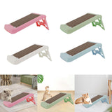Maxbell Cat Scratcher Cardboard Lounge Scratch Ramp for Sofa Protection Play Kitten Pink