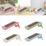 Maxbell Cat Scratcher Cardboard Lounge Scratch Ramp for Sofa Protection Play Kitten Pink