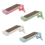 Maxbell Cat Scratcher Cardboard Lounge Scratch Ramp for Sofa Protection Play Kitten Pink