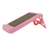 Maxbell Cat Scratcher Cardboard Lounge Scratch Ramp for Sofa Protection Play Kitten Pink