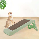 Maxbell Cat Scratcher Cardboard Lounge Scratch Ramp for Sofa Protection Play Kitten Green