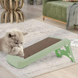 Maxbell Cat Scratcher Cardboard Lounge Scratch Ramp for Sofa Protection Play Kitten Green