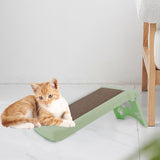 Maxbell Cat Scratcher Cardboard Lounge Scratch Ramp for Sofa Protection Play Kitten Green