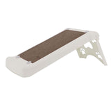 Maxbell Cat Scratcher Cardboard Lounge Scratch Ramp for Sofa Protection Play Kitten White